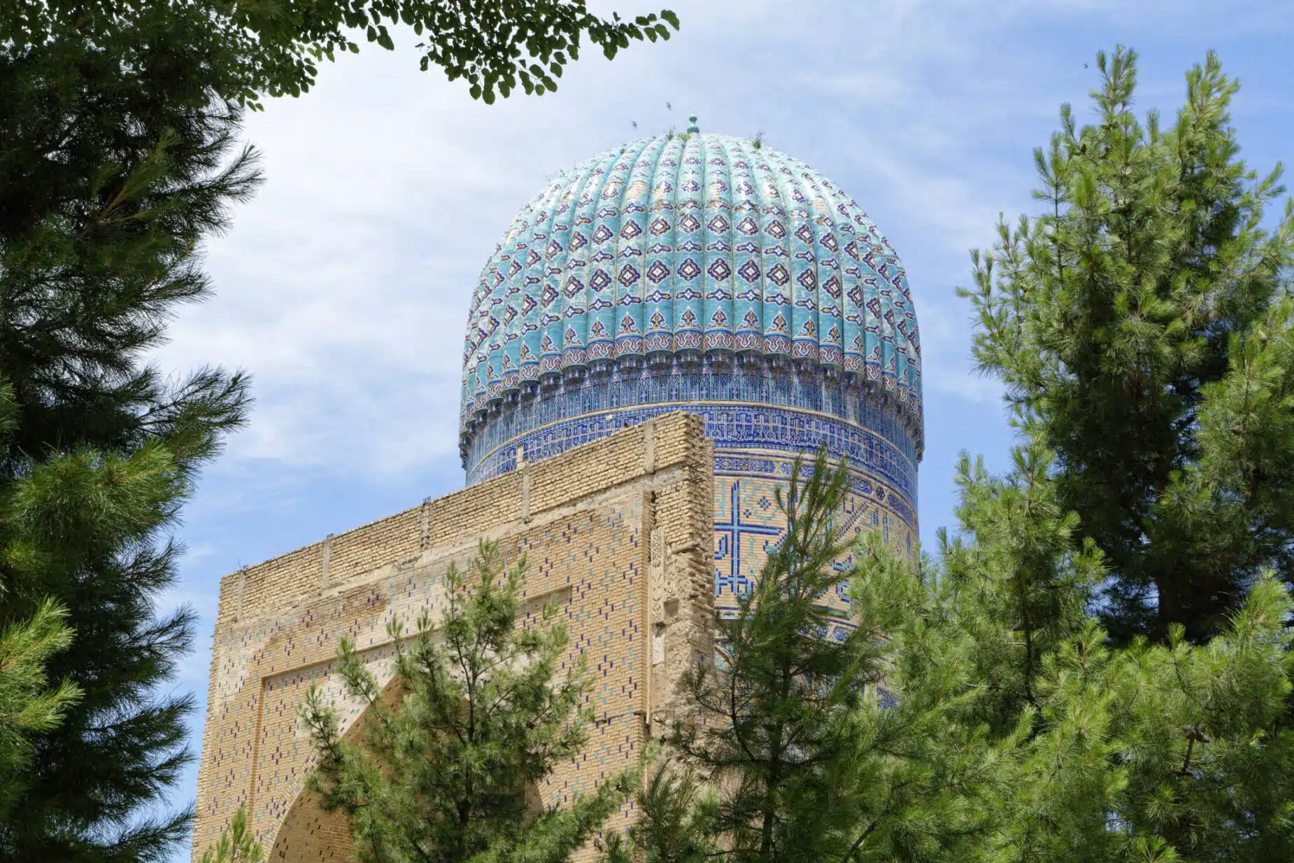Samarcande. Coupole de la mosque