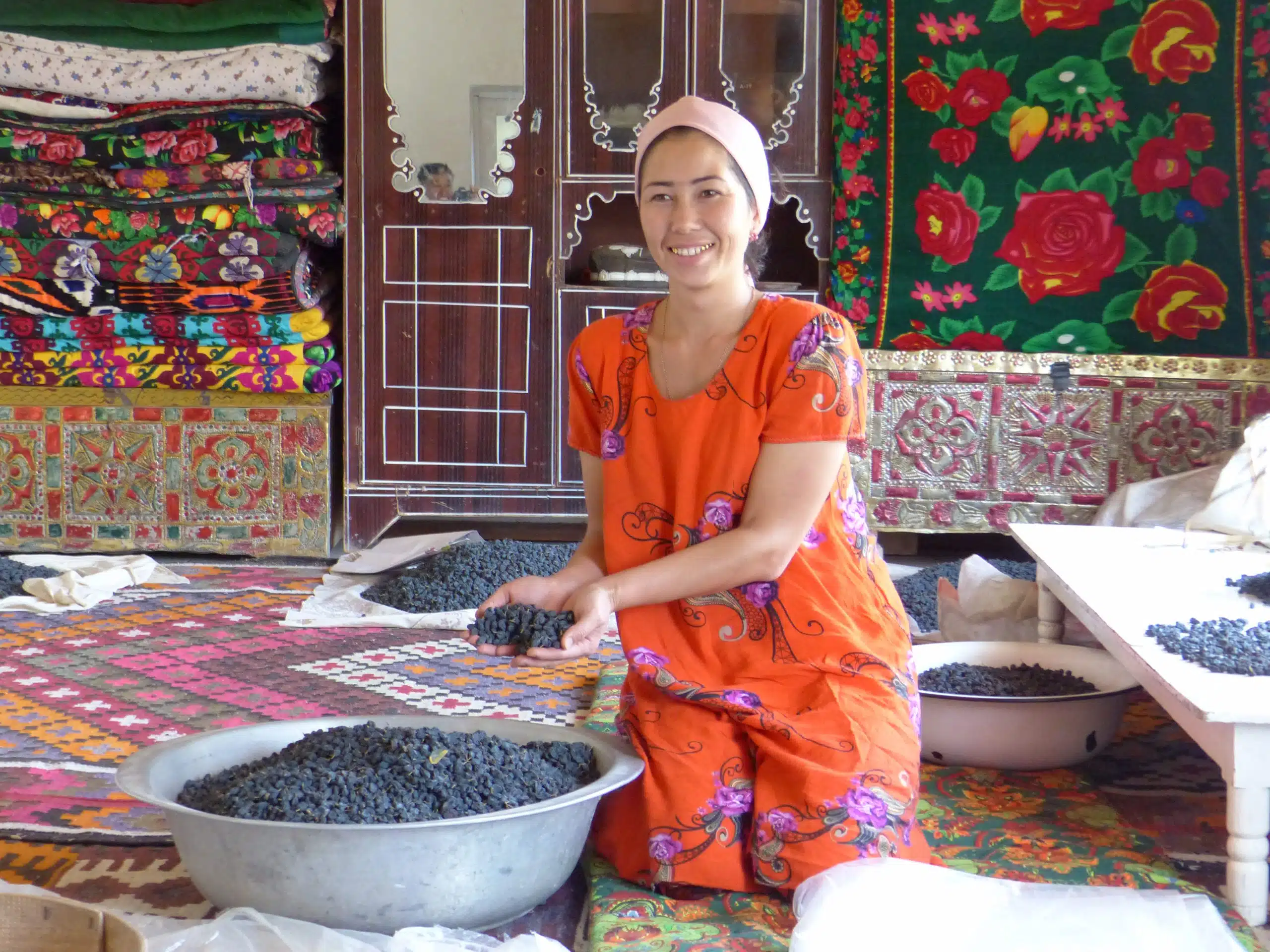 region de Samarkande raisins secs